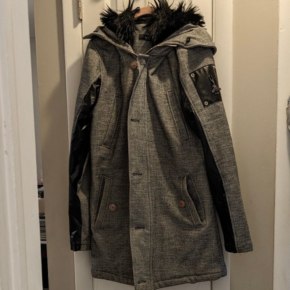 Open Jns Wool Winter Coat